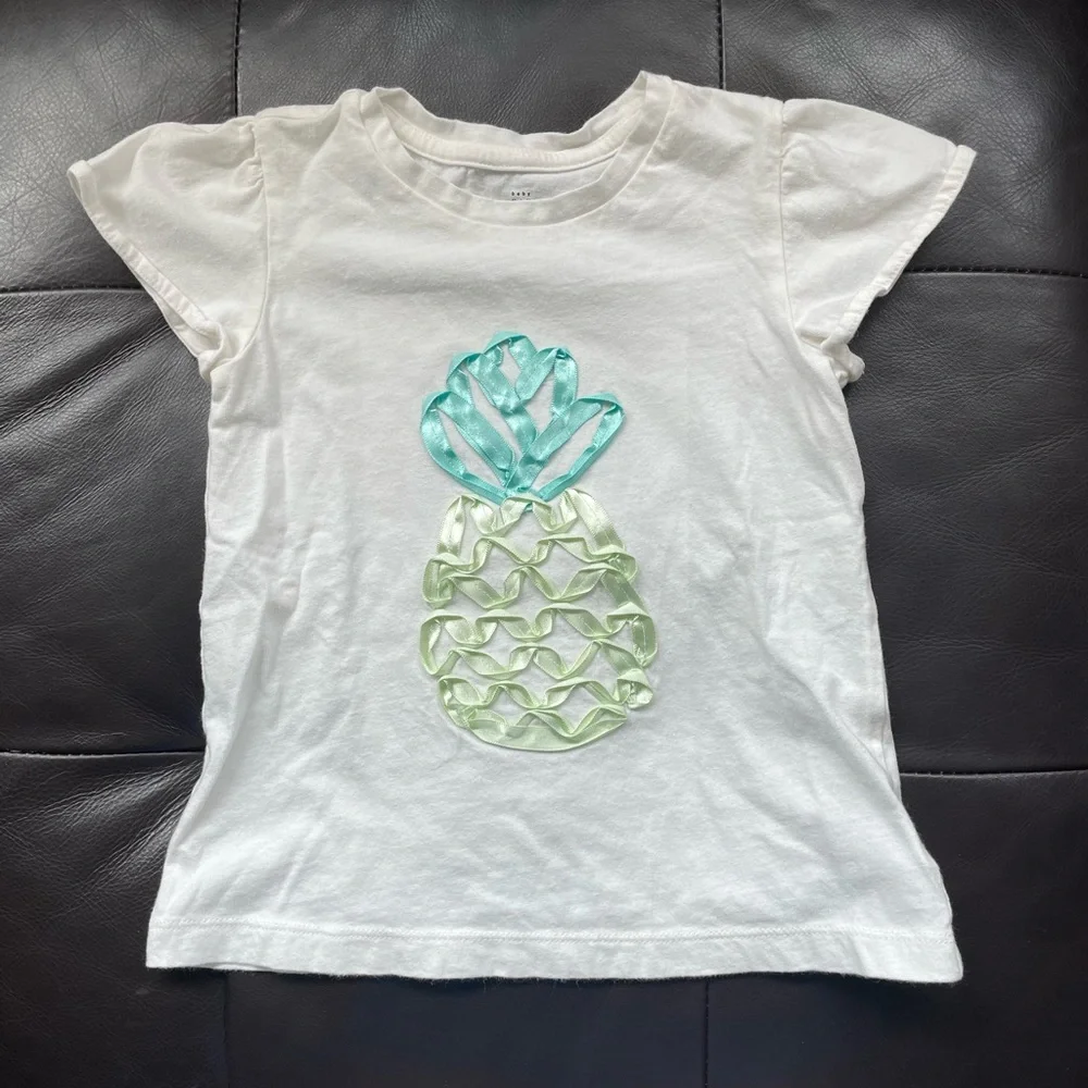 Gap Interactive Graphic Pineapple Short Sleeve Shirt